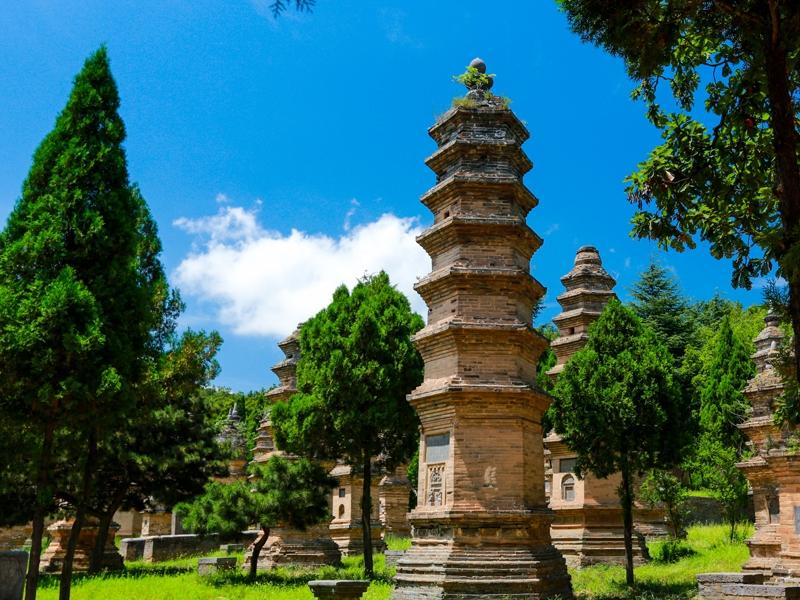 云台山+少林寺+龙门石窟+清明上河园+丽景门古街5日跟团游<